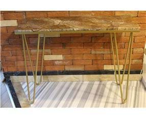 RAİNFOREST BROWN - SARI METAL DRESUAR