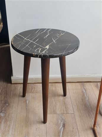 TRIO MODEL KÜÇÜK MICHELANGELO KAHVE YAN SEHPA